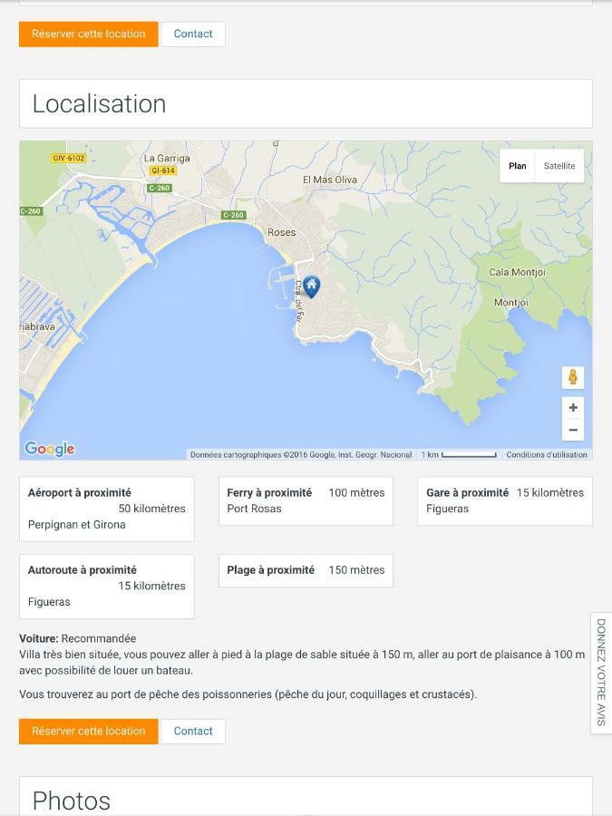Casa Llosa Росес Екстериор снимка